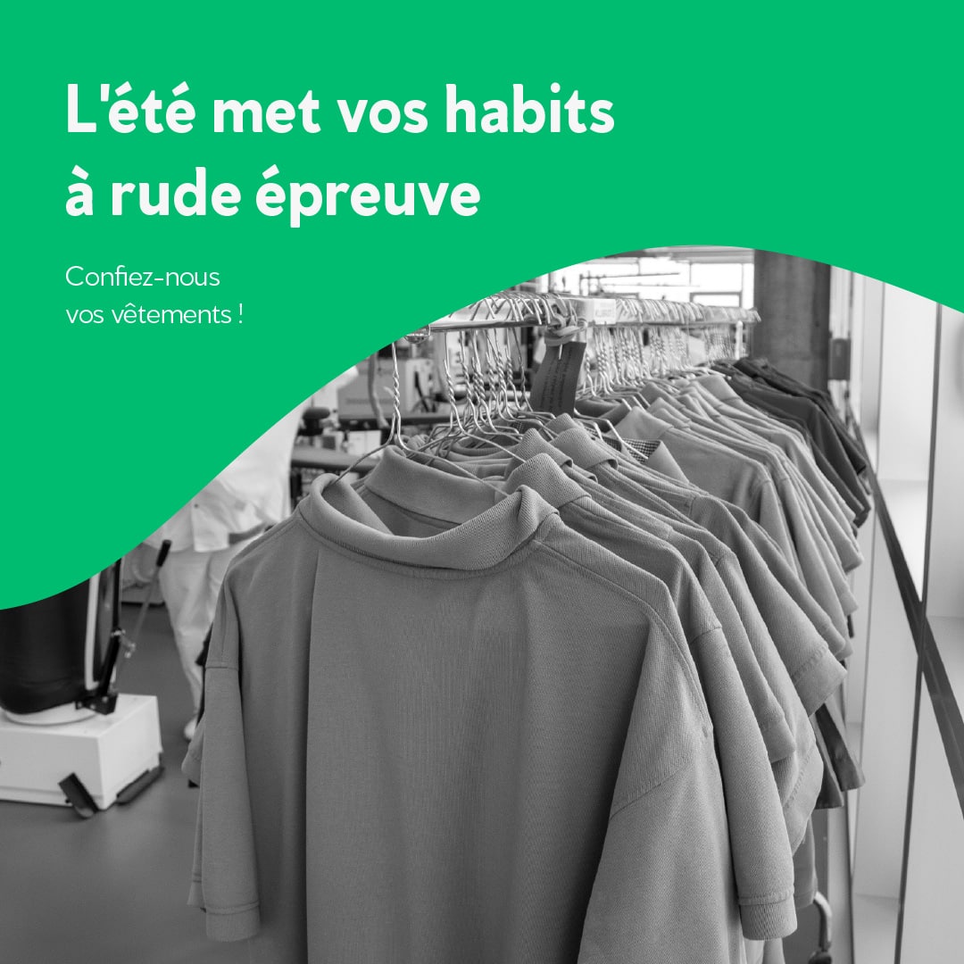 L'été met vos habits à rude épreuve