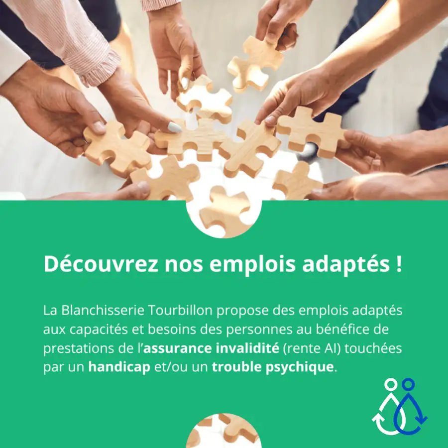 Découvrez nos emplois adaptés !