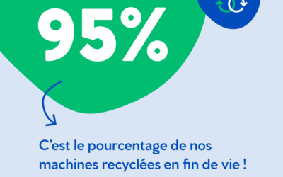 Blanchisserie Tourbillon : 95 % de nos machines recyclées pour une activité écoresponsable