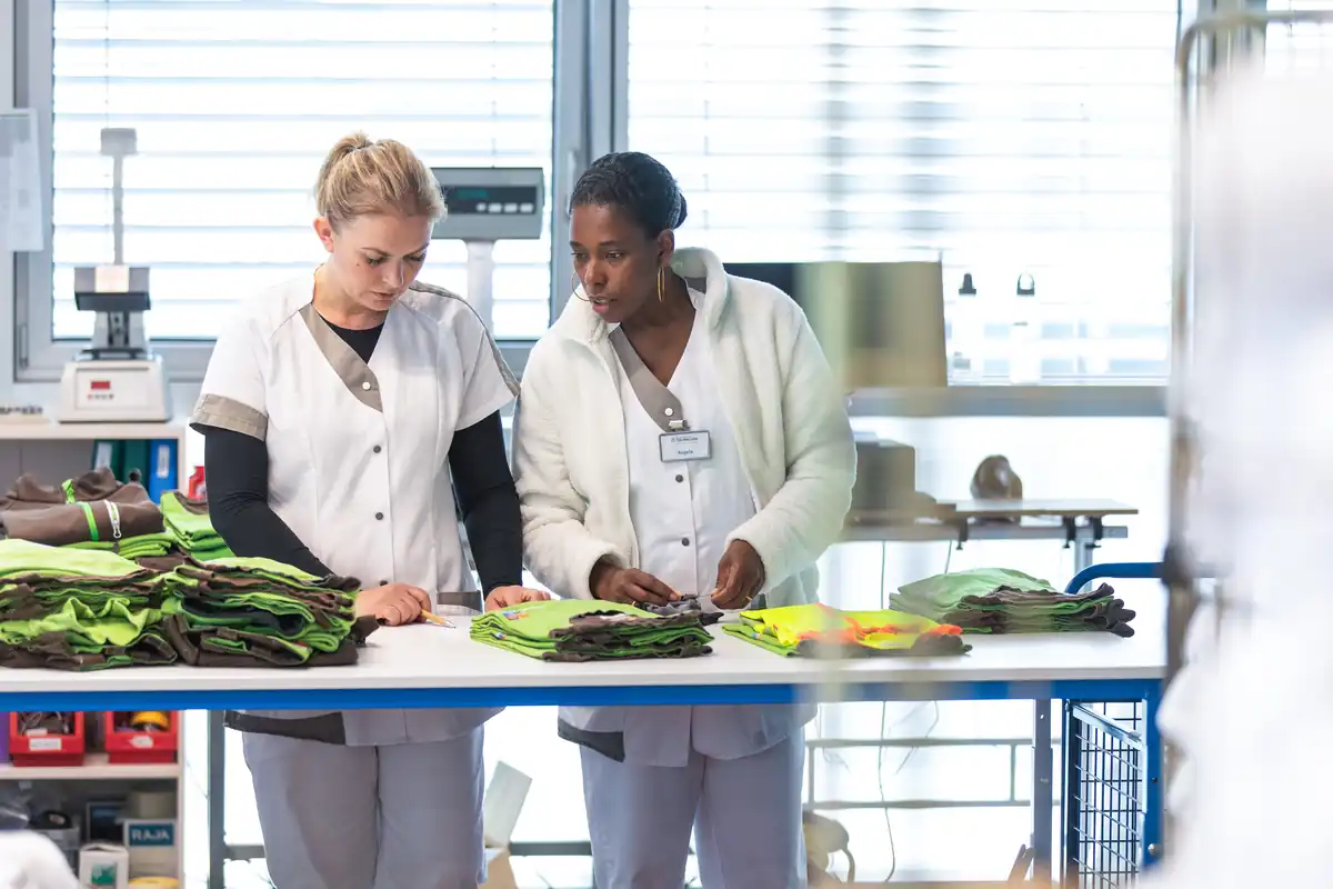 Zone professionnelle Blanchisserie